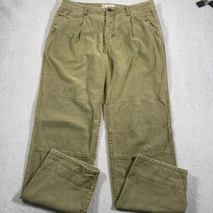 Free People Olive Wide Leg Pants